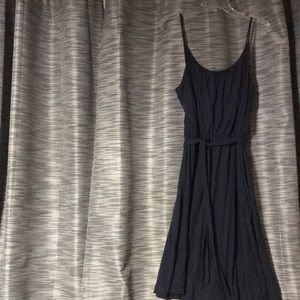 Ann Taylor loft belted cotton sundress large